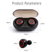 Auriculares inalámbricos Y50 TWS con Bluetooth 5,0, cascos deportivos impermeables con Control táctil, estéreo 9D, HIFI, micrófono HD, originales - details 11
