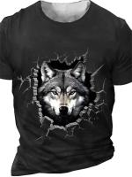 Camisetas con estampado 3D de animales y caballos para hombre y mujer, camisetas informales de talla grande para deportes divertidos de calle, mangas cortas transpirables de secado rápido - details 5