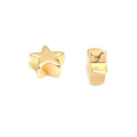 Pulsera de Abalorios de Metal de 18K Oro Diseño de Corazón, Estrella, Mar, Rinocero, Abeja, Cruz, Corona Accesorios DIY Hechos en China - details 111