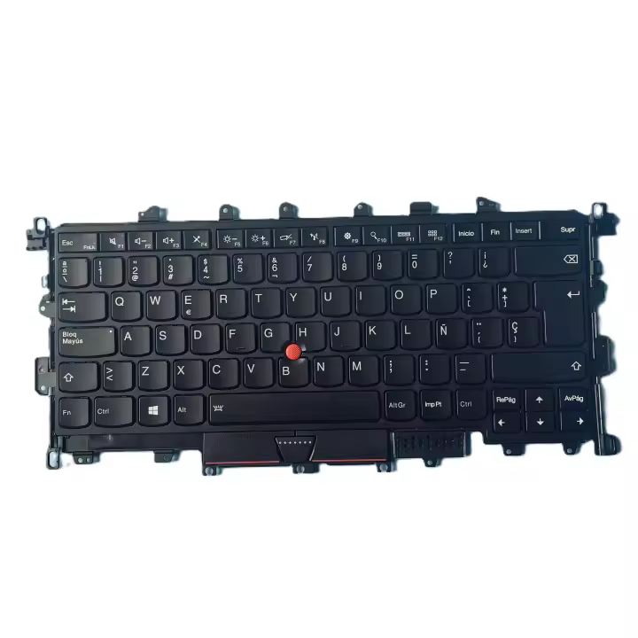 Teclado retroiluminado para portátil español Marco negro con Truckpoint para THINKPAD X1 YOGA 1ST 2016 Accesorios de electrónica - 1
