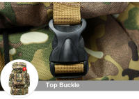 Mochila táctica de gran capacidad para hombre, bolsa militar de camuflaje de 70L, para senderismo, montañismo, caza y acampada - details 11