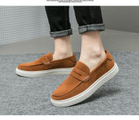 Zapatos de tablero anti-terciopelo de gran tamaño, zapatos de cuero con plataforma de moda. - details 8