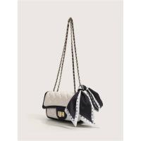 Mochila de lujo de alta calidad para mujer, bolso cruzado con cadena con textura de nicho blanco de alta calidad, nueva moda 2023 - details 1