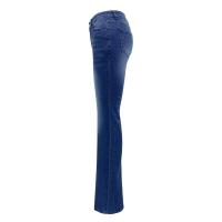 Vaqueros acampanados azules de cintura alta para mujer, pantalones de moda - details 2