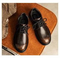 Gran tamaño 2025 nuevos zapatos formales casuales, zapatos de cuero de cordones de los hombres ligeros de baja altura - details 11