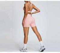 Monos de Yoga sin Costuras Ouwu Shorts Deportivos de Cintura Alta para Mujeres - details 15