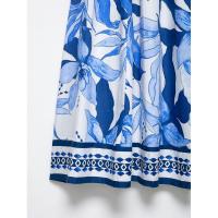 BUNO-2025 vestido con tirantes y estampado de flores, falda larga floral holgada con temperamento, novedad de verano, ropa para mujer - details 9