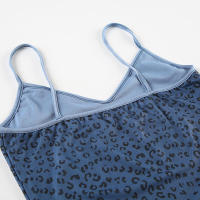 BUNO-Camisola de gasa para mujer, Top corto de leopardo Y2k, moda de verano, ropa de calle, camiseta sin mangas, Tops sexis sin mangas para mujer, chaleco con hombros descubiertos - details 34