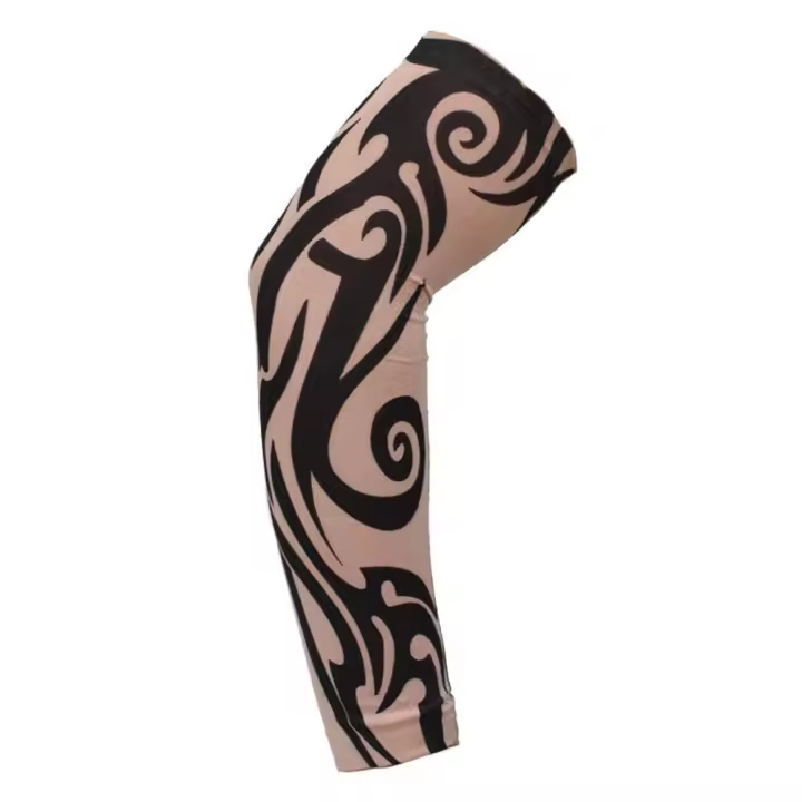 Mangas de brazo de flores, ropa deportiva, cubierta de brazo, tatuaje, protección solar, mangas al aire libre, protección UV refrescante, correr, Verano - 1