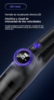 Aspiradora Inalámbrica De Mano De Gran Succión Alfombra De Alta Potencia Limpieza Profunda Aspiración Eliminación De Ácaros Barrido Y Trapeador Integrado - details 4