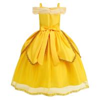 Belle Cosplay Vestido de princesa niñas cumpleaños encanto disfraz niños carnaval fiesta puesta en escena Vestido niños disfraz Vestido - details 3