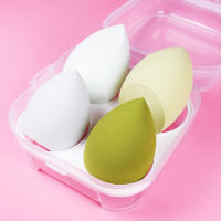 Juego de 4 esponjas Blender Beauty Egg Cosmetic Puff Foundation y accesorios de maquillaje en polvo para mujeres - details 7