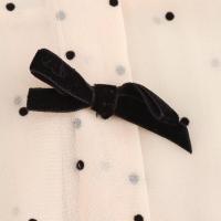 Blusa de Verano para Mujer 2025 con Cuello, Nudos de Mariposa Bordados, Mangas Largas Elegantes. - details 6