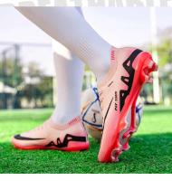 Putian-zapatos de fútbol juvenil con Copa Europea, zapatillas de fútbol de caña baja, sin costuras, con tejido volador, característica de entrenamiento con uñas rotas, 2025 - details 12