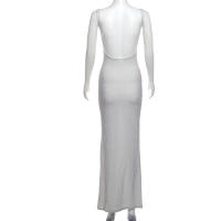 BUNO-lentejuelas mujeres Maxi vestido impresionante brillante elegante sin mangas espalda descubierta vaina Vestidos Mujer elegante moda Noche ceñido al cuerpo - details 18