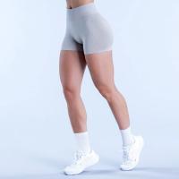 Shorts deportivos de cintura alta sin costuras para mujer, shorts de yoga para levantamiento de glúteos, shorts deportivos transpirables para fitness, ropa deportiva - details 10