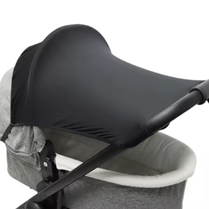 Cubierta parasol extendida para cochecito de bebé, protector solar transpirable, dosel para cochecito de bebé, visera ligera Anti-UV para cochecito - 1