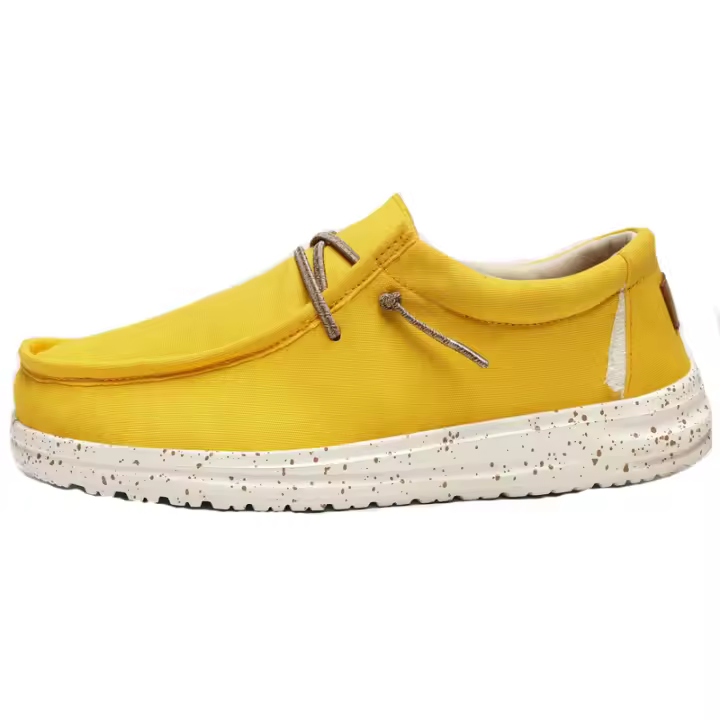 Mocasines de lona sin cordones para hombre Zapatos náuticos casuales ligeros - 1