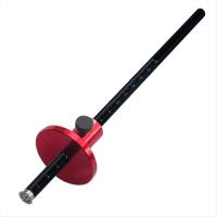 Medidor de marcado de rueda europeo de aleación de aluminio, marcador de carpintero de aluminio métrico/medida ajustable, mango ergonómico duradero - details 3
