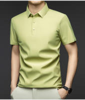 Polo de Cuello Redondo de Alta Calidad Camiseta de Manga Corta para Hombres - details 1