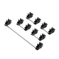 Eje de satélite de placa de acero para teclado mecánico, interruptor de eje Cherry MX montado en negro, estabilizadores 6,25u 2U, 2 uds. - details 1