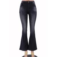 Pantalones vaqueros retro de cintura media para mujer, pantalones vaqueros con bolsillo, moda informal - details 2