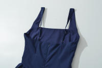 Vestido de chaleco de color sólido de ropa de mujer europea y americana - details 14
