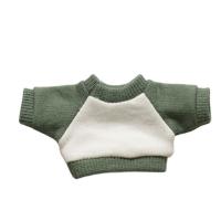 Ropa de muñeca de algodón, camiseta interior a rayas, ropa de muñeca de felpa de Color sólido, suéter de 15cm, ropa de muñeca sin atributos de alta calidad - details 1