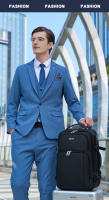 Mochila de negocios Mochila impermeable premium para hombres Bolsa de ordenador antirrobo multifuncional para viajes de negocios de gran capacidad - details 11