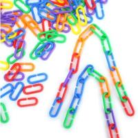Excitante Juguete de Aprendizaje con Enlaces de Cadena C-Clip 1000 Piezas de Plástico en Forma de Arcoiris para Clase de Estar y Jardín de Infantes - details 0