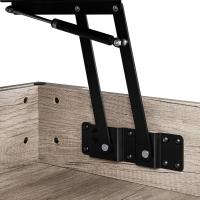 Mesa de Café Elevable y Extensible con Revistero 98x50x(41,8-56) cm Mueble para Sala de Estar y Comedor - details 57