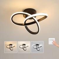 Clover Plafón LED Aluminio Goeco Negro 40*12cm Regulación Continua con Mando a Distancia 36W 220V - details 2