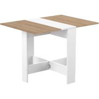 Mesa Plegable Contemporánea con 2 Solapas Plegables, Tablero de Partículas de Melamina, 103 x 76 x 73.4 cm - details 3