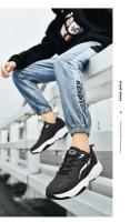 Zapatillas De Deporte De Cuero PU, Zapatos Informales Para Hombres, Zapatos Deportivos Para Niños, Negro Puro, Talla Grande 47 48, Tenis Masculinos - details 14