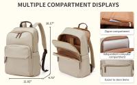Mochila para ordenador portátil para mujer, morral de viaje informal, resistente al agua, antirrobo, para universidad, negocios, trabajo - details 2