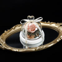 Regalo Creativo San Valentín Cumpleaños Mujeres: Rosa Eterna en Florero de Cristal para Bodas y Matrimonios - details 5
