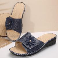 zapatos de zapatilla de tacón de cuña de verano para mujer - details 1