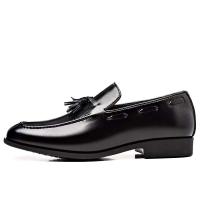 Zapatos de cuero rellenos de pus informales de negocios formales para hombres de estilo diseñador, zapatos de fiesta de boda - details 3