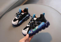Zapatillas de malla con luces LED para niños y niñas, zapatos deportivos con Velcro, zapatillas luminosas para correr - details 9