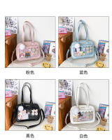 Bolso de bebé transparente suave para niña estudiante, bolso de hombro pequeño, bolso cuadrado, bolso de mensajero bidimensional - details 1