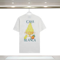 2025 Camisas casuales básicas de moda de verano, camisetas holgadas de algodón puro para hombres y nuevas camisas de manga corta para parejas con estampados de logotipos en la parte delantera - details 9