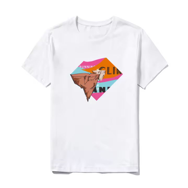 Camiseta casual Camiseta básica de manga corta de algodón de verano para hombre 
 Camisetas de hombre vintage estampadas con diseño estampado - 1
