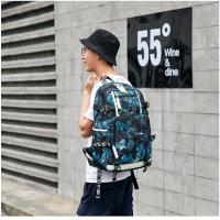 Mochila de Hombro para Hombres Estudiantes Impresada Impermeable Ideal para Viajes al Aire Libre - details 17