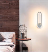 Aplique de pared sencillo para decoración del hogar, lámpara de noche para dormitorio y sala de estar, apliques de luz LED Bdside de 220V y 110V - details 6
