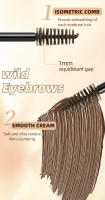 QIBEST 4 colores crema potenciadora de cejas tinte líquido Natural pigmentos de tatuaje de cejas tinte duradero maquillaje de cejas Gel de cejas - details 3