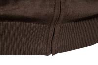 Sudadera de Punto Casual de Moda para Hombres Cuello Alto de Medio Talla con Capucha - details 8