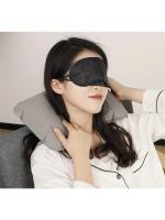 Almohada de viaje inflable portátil en forma de U, cojín de aire ajustable para el cuello, ideal para avión y viaje - details 2