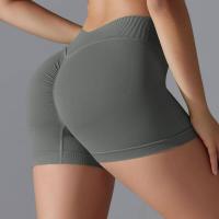Pantalones cortos de yoga sin costuras para mujer, pantalones cortos deportivos que levantan los glúteos, transpirables, de secado rápido - details 13