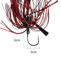 Gancho de cabeza de plomo para hombre y barba, 1 piezas, bloque de hierba de seda, anticolgante, inferior, subgancho, cebo biónico, cebo falso para lubina de mar - details 2