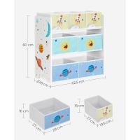 Estantería para Habitación Infantil 7 Cajas de Almacenamiento de Tela No Tejida - details 3